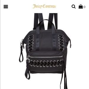 Juicy Couture Black Laced Backpack